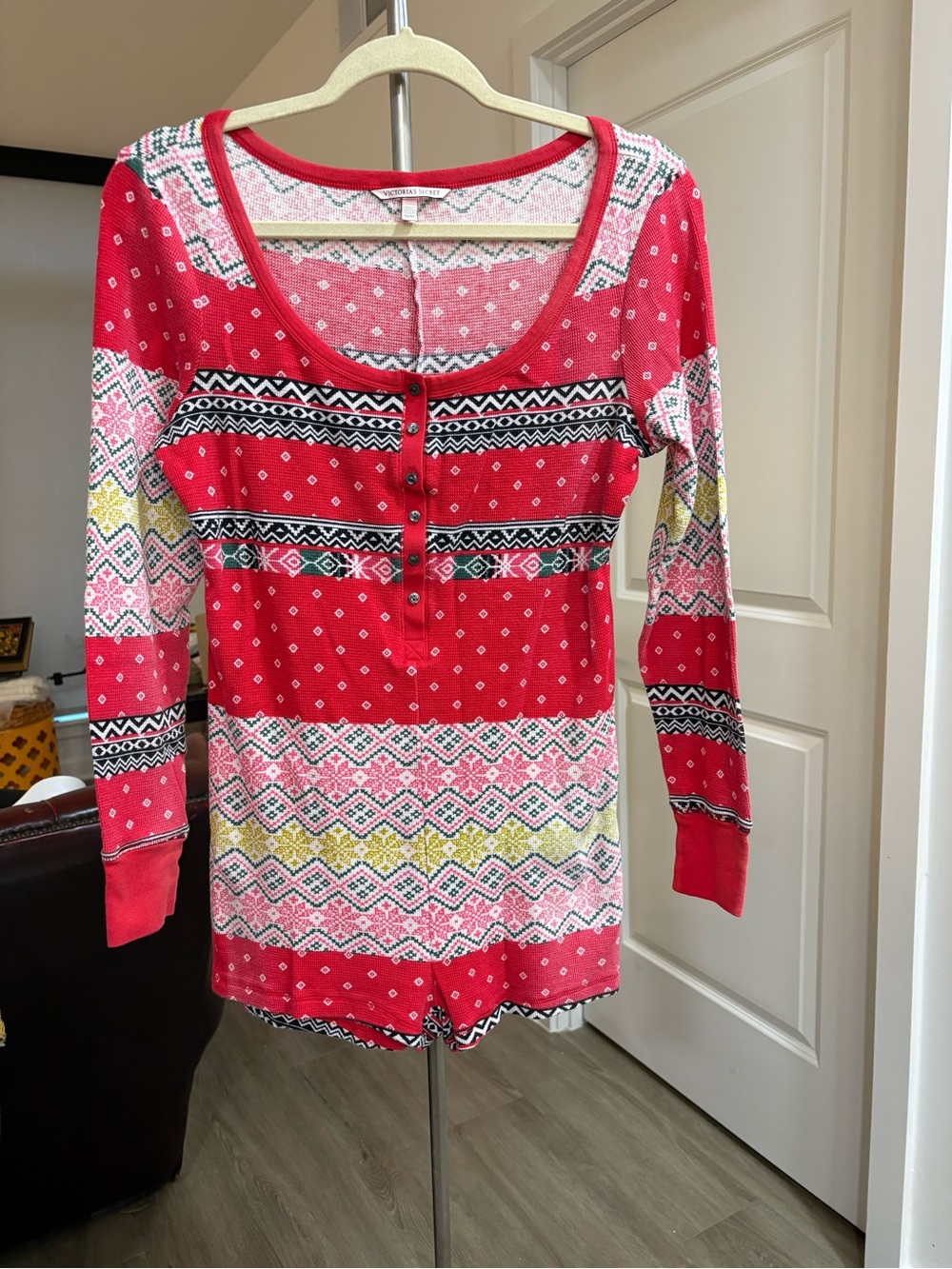 Victoria's Secret Fair Isle Henley Sleep Jumper